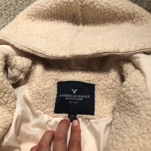 american eagle teddy bear jacket
